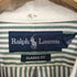 ラルフローレン RALPH LAUREN CLASSIC FIT 刺繍 マチ付 ストライプ ボタンダウン シャツ メンズ import:XL