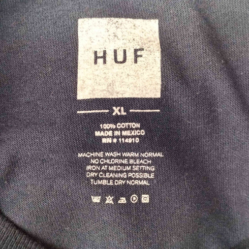 ハフ HUF フロントプリント クルーネック Tシャツ メンズ import:XL