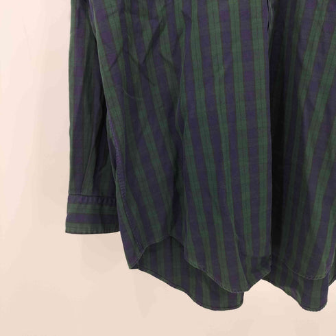 ラルフローレン RALPH LAUREN 90s BLAIRE 刺繍 ブラックウォッチ ボタンダウン シャツ メンズ import:L