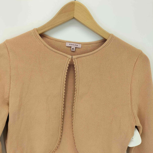 トッカ TOCCA TOCCA クロップド丈 フック カーディガン レディース import:XS