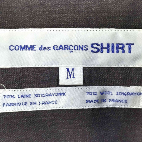 コムデギャルソンシャツ COMME des GARCONS SHIRT 90s フランス製 ウール レーヨン ジャケット メンズ JPN:M