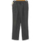 80s YKKジップ CASHMERE SUPER 120 2タック スラックスパンツ メンズ