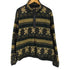 ウールリッチ WOOLRICH 90~00S USA製 総柄 スナップT フリース プルオーバー メンズ XL