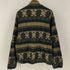 ウールリッチ WOOLRICH 90~00S USA製 総柄 スナップT フリース プルオーバー メンズ XL