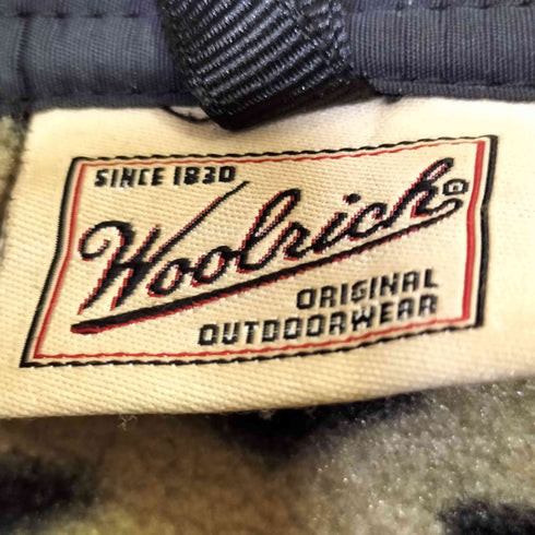 ウールリッチ WOOLRICH 90~00S USA製 総柄 スナップT フリース プルオーバー メンズ XL