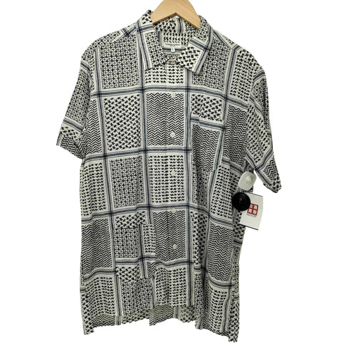 エンジニアードガーメンツ Engineered Garments Camp Shirt Afghan Print キャンプシャツ アフガンプリント 半袖 メンズ JPN:L