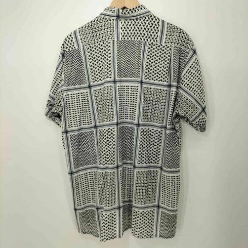 エンジニアードガーメンツ Engineered Garments Camp Shirt Afghan Print キャンプシャツ アフガンプリント 半袖 メンズ JPN:L