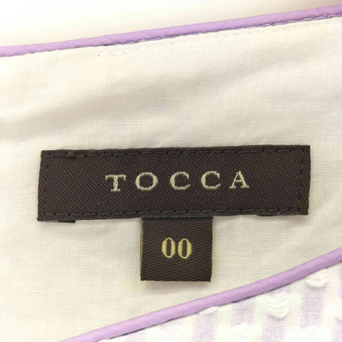トッカ TOCCA MARRAKECH 半袖 ひざ丈 ジャガード ワンピース レディース 00