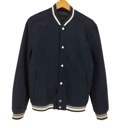 ザラ ZARA BASEBALL JACKET スウェード タッチ ブルゾン メンズ import:M