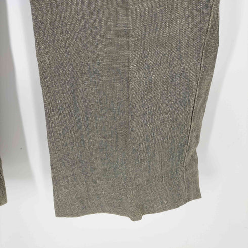 メゾンマルジェラ Maison Margiela 00s ここのえ期 本人期 ネップ加工 リネン100% トラウザーパンツ メンズ 48