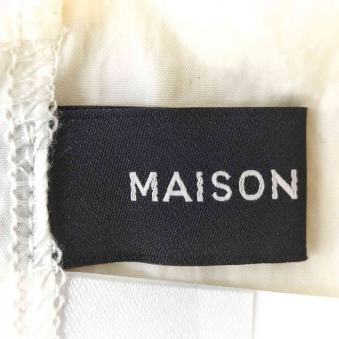 メゾンスペシャル MAISON SPECIAL サイドリボン2WAYナイロンパンツ レディース FREE