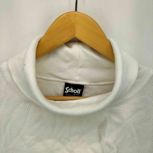 ショット Schott LS HONEYCOMB TURTLENECK T-SHIRT ハニカム タートルネック 長袖Tシャツ メンズ import:L