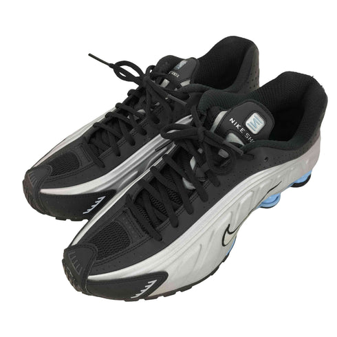 ナイキ NIKE SHOX R4 METALLIC SILVER METALLIC SILVER-BLACK メンズ JPN:27.5