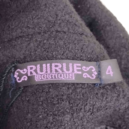 ルイルエブティック RUIRUE BOUTIQUE ベルテッドコート レディース 4