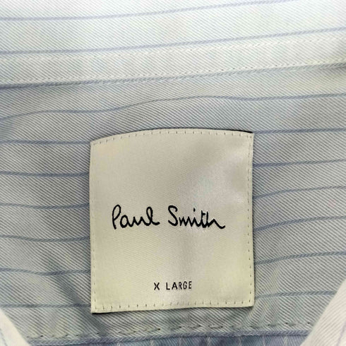 ポールスミス Paul Smith ストライプ ポケット 長袖シャツ メンズ XL