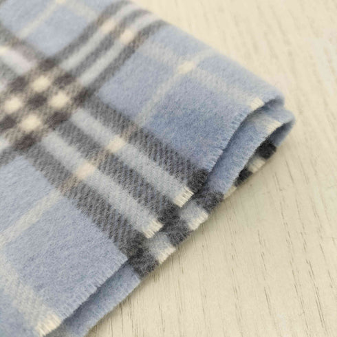 バーバリーズ BURBERRYS PURE CASHMERE チェック柄 フリンジマフラー レディース