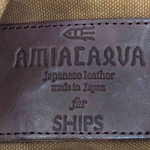 AMIACALVA キャンバス ショルダー バッグ レディース