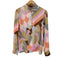 ミッソーニ MISSONI MADE IN ITALY 総柄シルク L/S シャツ レディース JPN:11号