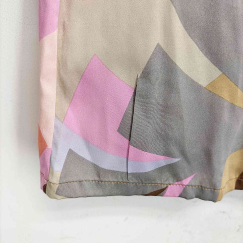 ミッソーニ MISSONI MADE IN ITALY 総柄シルク L/S シャツ レディース JPN:11号