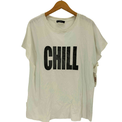 ディーゼル DIESEL CHILL ロゴプリント半袖Tシャツ メンズ S