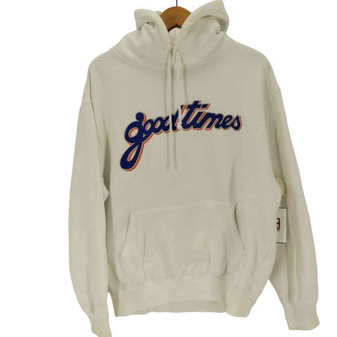 ハブアグッドタイム HAVE A GOOD TIME ロゴプリント プルオーバーパーカー メンズ M