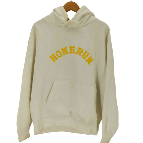 HOMERUN ホームラン ロゴプリント プルオーバーパーカー メンズ XL