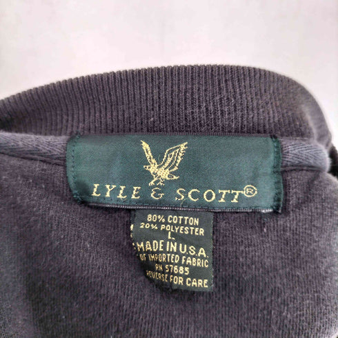 ライルアンドスコット LYLE&SCOTT 90S クルーネック リブ 長袖 スウェット メンズ L