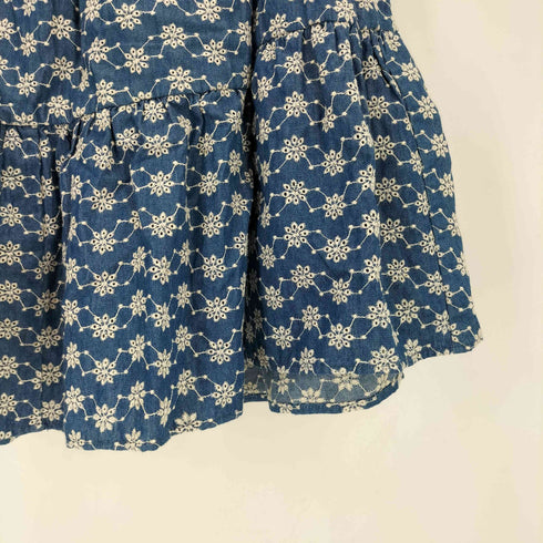 ザラ ZARA カットワークエンブロイダリーワンピース レディース import:L