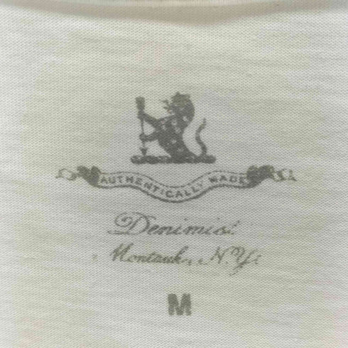 DENIMIST デ二ミスト CLASSIC ロゴプリント半袖Tシャツ レディース M