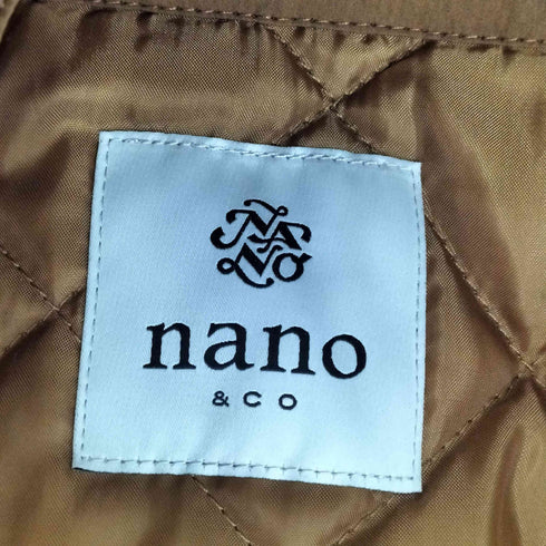 ナノユニバース NANO universe キルティングライナー付き フードコート レディース 38