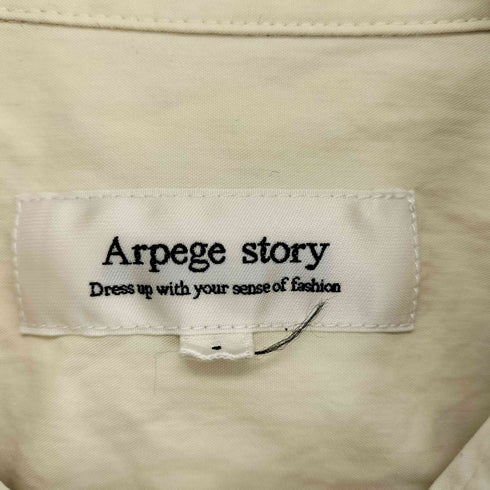 アルページュストーリー Arpege story バック刺繍ショートシャツ レディース JPN:1