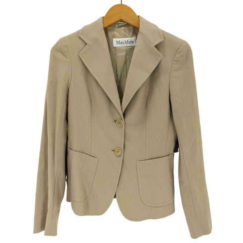 マックスマーラ MAX MARA 2B ウールテーラードジャケット レディース 36
