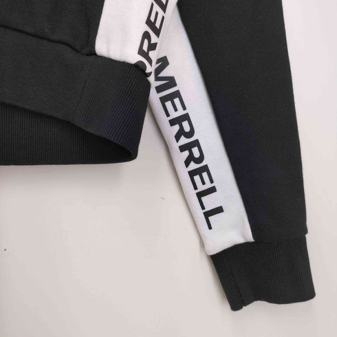 メレル MERRELL クロップド ライン ロゴ プルオーバー パーカー レディース 90
