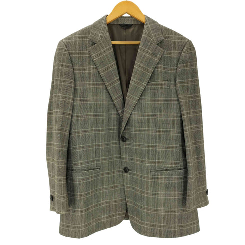ピエールカルダン pierre cardin MADE IN ITALY イタリア製 チェック 2B テーラード ジャケット メンズ