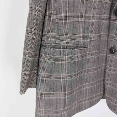 ピエールカルダン pierre cardin MADE IN ITALY イタリア製 チェック 2B テーラード ジャケット メンズ