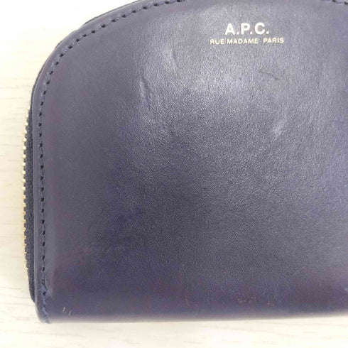 アーペーセー A.P.C. LUNE COMPACT WALLET ラウンドジップ コンパクト ウォレット レディース