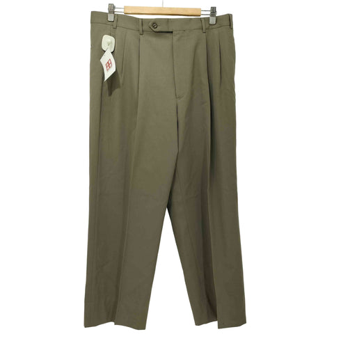 ブルックスブラザーズ BROOKS BROTHERS 90s USA製 ウール100 2タック ワイド スラックス メンズ US:34-35