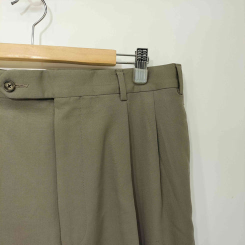 ブルックスブラザーズ BROOKS BROTHERS 90s USA製 ウール100 2タック ワイド スラックス メンズ US:34-35