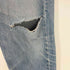 リーバイス Levis メキシコ製 501 STRAIGHT LEG BUTTON-FLY ボタンフライ ダメージ デニム メンズ W32 L34