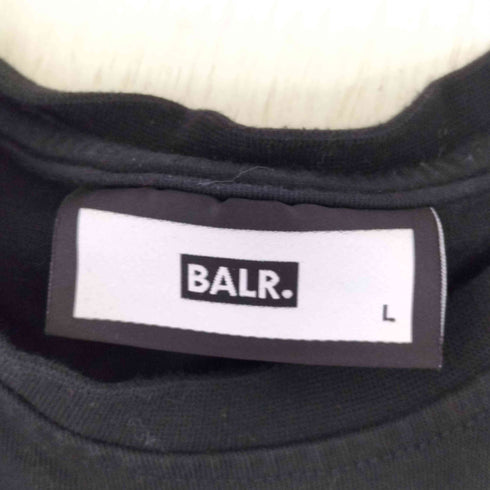 ボーラー BALR 両面ロゴプリント 長袖Tシャツ メンズ L