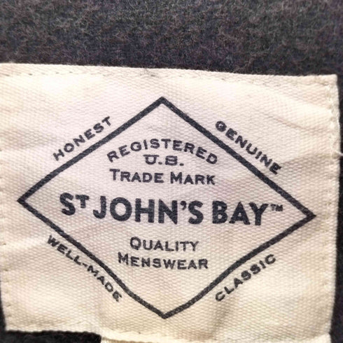 セントジョンズベイ STJOHNS BAY 00S CLASSIC FIT フロントポケット フランネルシャツ メンズ import:L