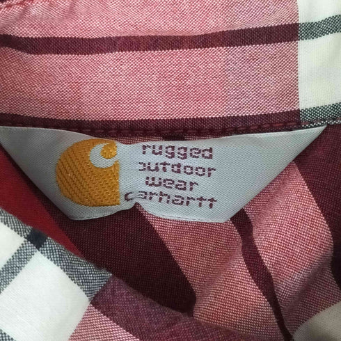カーハート Carhartt S/S Borden Shirt チェック ボタンダウン 半袖シャツ メンズ import:M