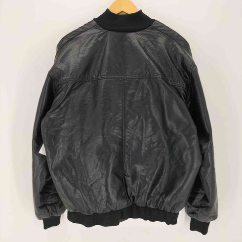 ALTA MODA アルタモーダ イタリア製 ハイネックレザーブルゾン メンズ import:L