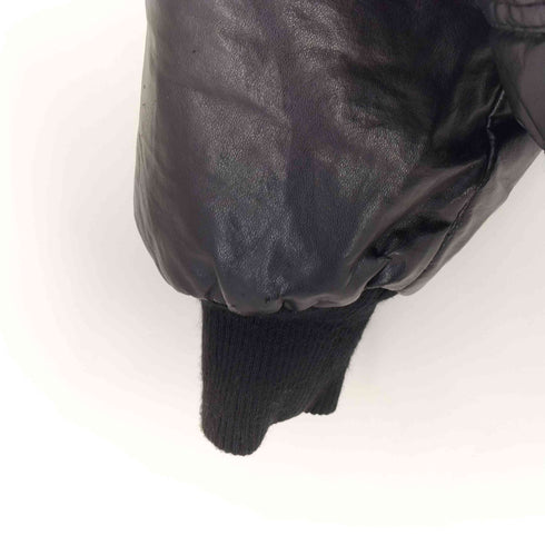 ALTA MODA アルタモーダ イタリア製 ハイネックレザーブルゾン メンズ import:L