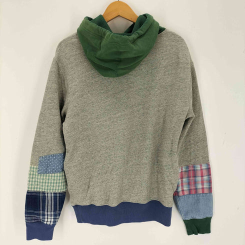 ポロバイラルフローレン Polo by RALPH LAUREN パッチワーク グラフィック パーカー メンズ S