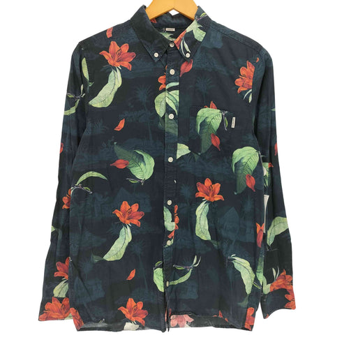 カーハートワークインプログレス Carhartt WIP L/S TROPIC SHIRT ボタンダウン アロハシャツ メンズ import:S