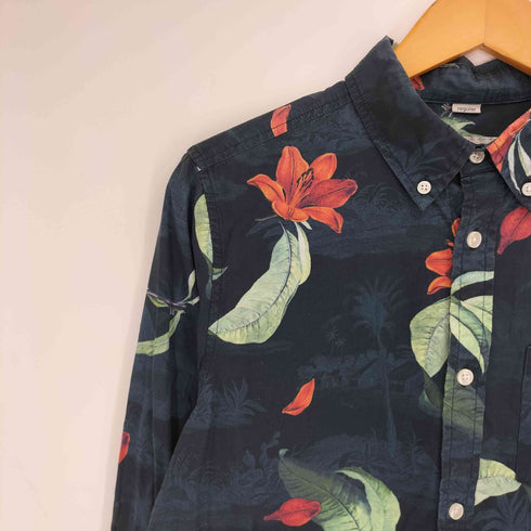 カーハートワークインプログレス Carhartt WIP L/S TROPIC SHIRT ボタンダウン アロハシャツ メンズ import:S