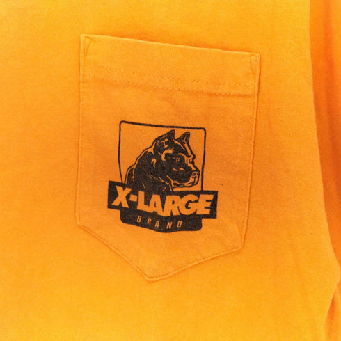 エクストララージ XLARGE ピットブルロゴプリント ポケットクルーネックTシャツ メンズ JPN:M