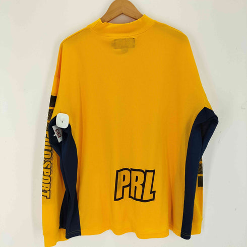 ポロスポーツ POLO SPORT RLX 90S モックネック 長袖メッシュ Tシャツ メンズ L