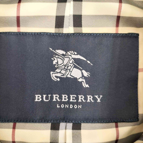 バーバリーロンドン BURBERRY LONDON 裏地ノバチェック スナップボタン 襟付き キルティングジャケット レディース
